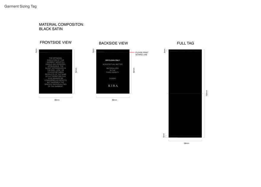 NSM care label